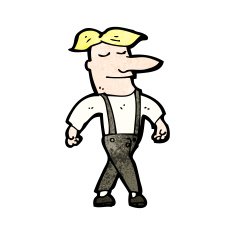 confident strutting man N2