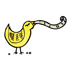 singing bird cartoon N11