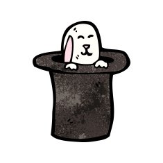 cartoon rabbit in hat N5