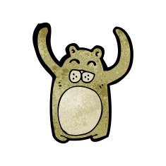 Cartoon Bear N112