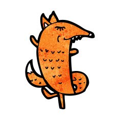 Cartoon Fox N143