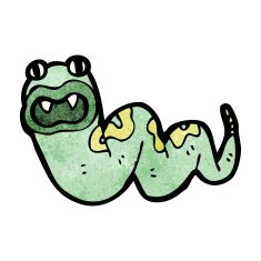 Cartoon Snake N224