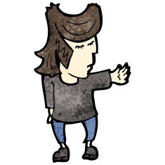 cartoon cool guy N18
