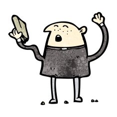 cartoon priest preaching N2