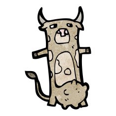 Cartoon Cow N97