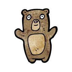 cartoon little bear N35