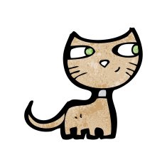Cartoon Cat N306