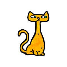 Cartoon Cat N307