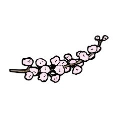 wild flowers cartoon N6