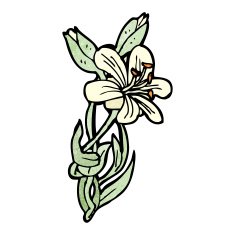 Cartoon Flowers N88