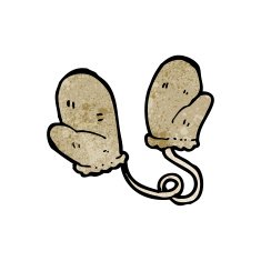 Cartoon Mittens N10