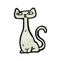 Cartoon Cat N309