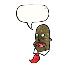 cartoon man's face with shocked expression