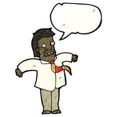 cartoon office man shrugging shoulders N2