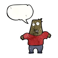 cartoon man with no worries N13