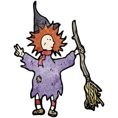 Cartoon Witch N34