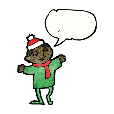 Cartoon Christmas Elf N100