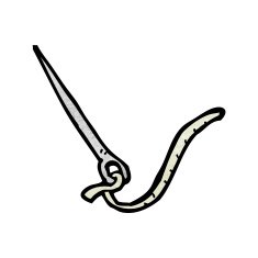 sewing needle cartoon N6
