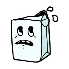 milk carton cartoon character N6