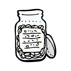 cartoon jar of pills N24
