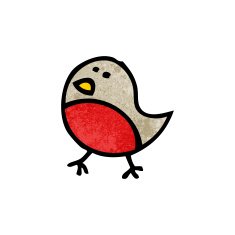 cartoon robin symbol N7
