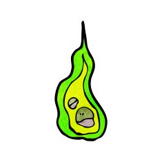 cartoon glowing flame N6