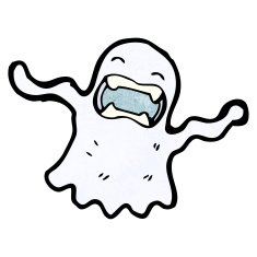 Cartoon Ghost N174