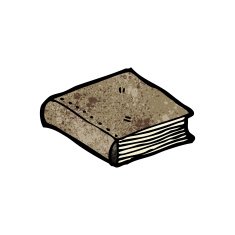 closed book cartoon N4