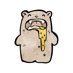 gross little bear cartoon N3