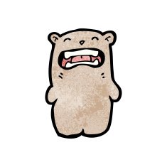 gross little bear cartoon N4