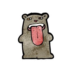 gross little bear cartoon N5