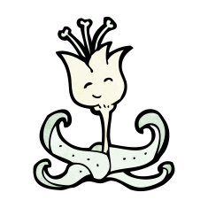flower cartoon character N23
