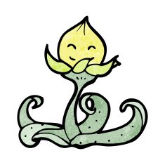 flower cartoon character N25