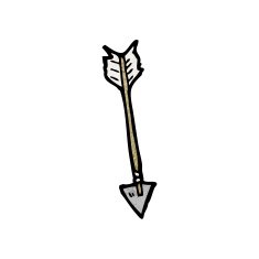 Cartoon Arrow N57