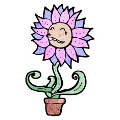 flower cartoon character N26