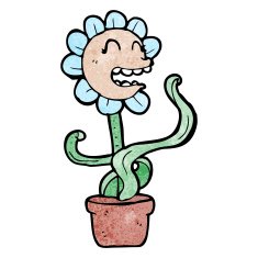 flower cartoon character N27