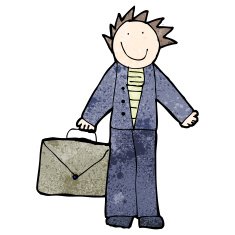 child's drawing of a dad N5