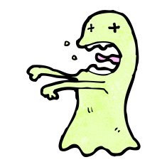 Cartoon Ghost N176