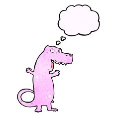cartoon dinosaur N159