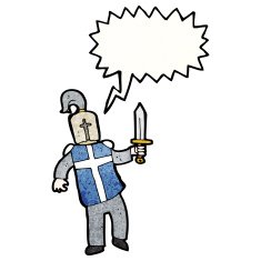 Cartoon Knight N18