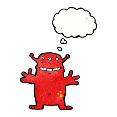 grinning alien cartoon N2