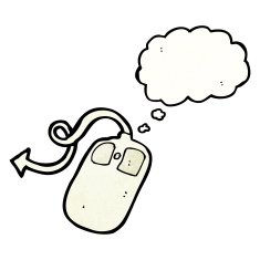 cartoon computer mouse with arrow N2
