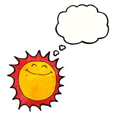 sun cartoon character N15