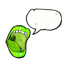 shouting mouth cartoon N5