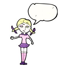 blond vampire girl cartoon N2