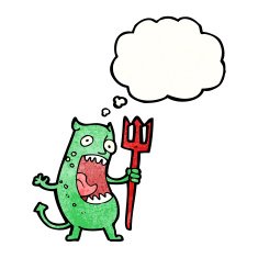cartoon little devil N108