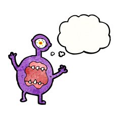 scary alien cartoon N5