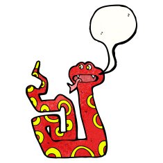 Cartoon Snake N233