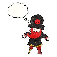 Cartoon Pirate Captain N39