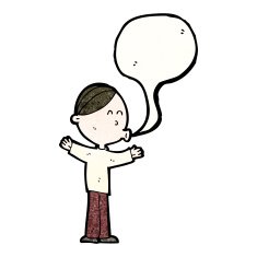 cartoon whistling man N4